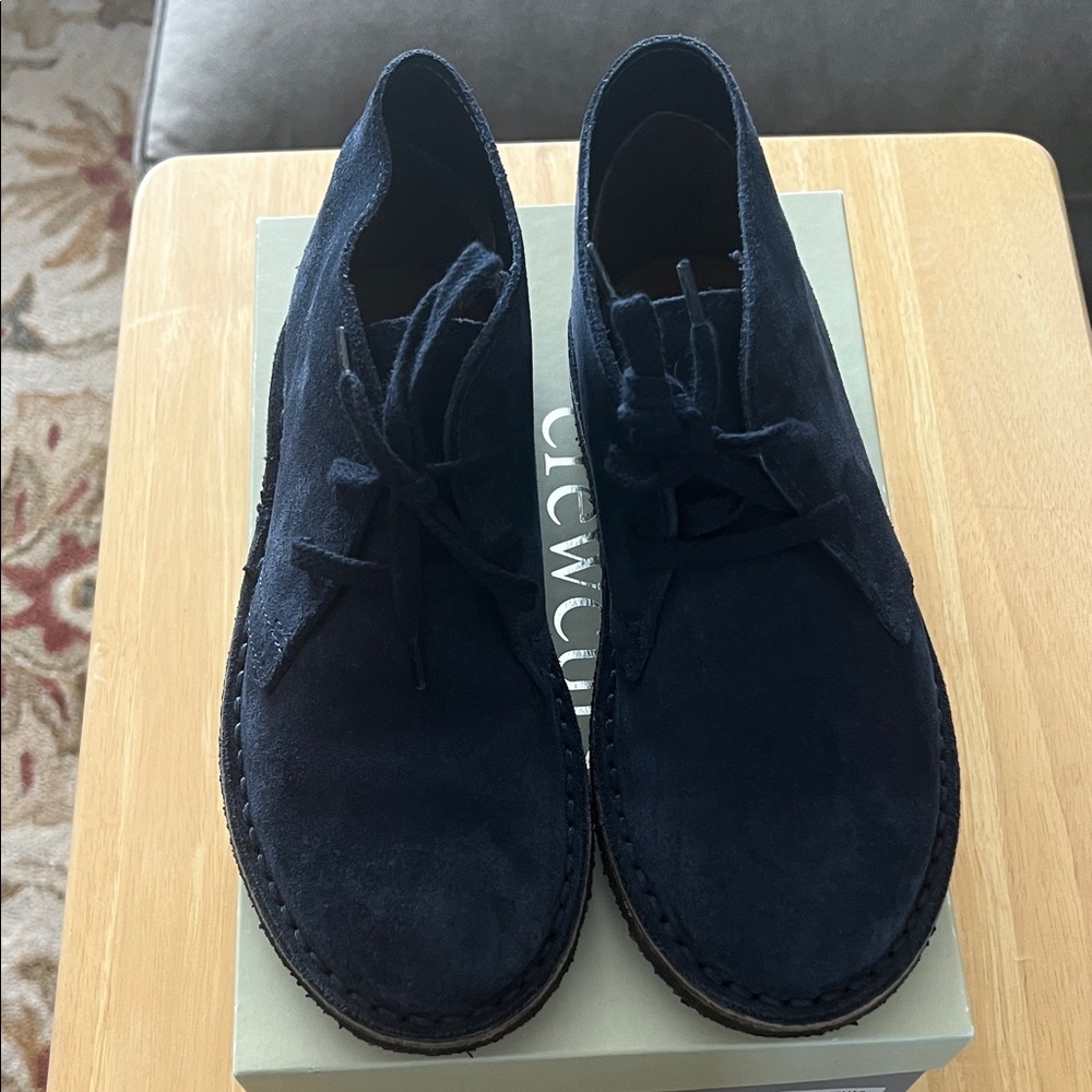 J. Crew Boys  Navy Twilight Suede Macalister Boots
